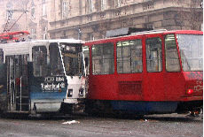 Sudar tramvaja:14 povređenih Sudar tramvaja:14 povređenih