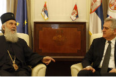 Nikolić ponovo sa patrijarhom Nikolić ponovo sa patrijarhom