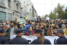 Protest protiv Bgd na vodi Protest protiv Bgd na vodi